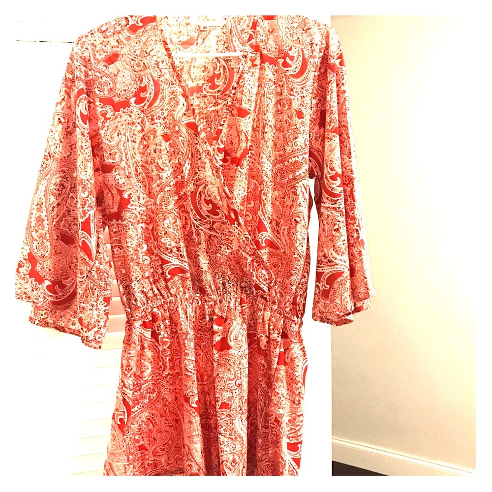 Floral Toile printed romper